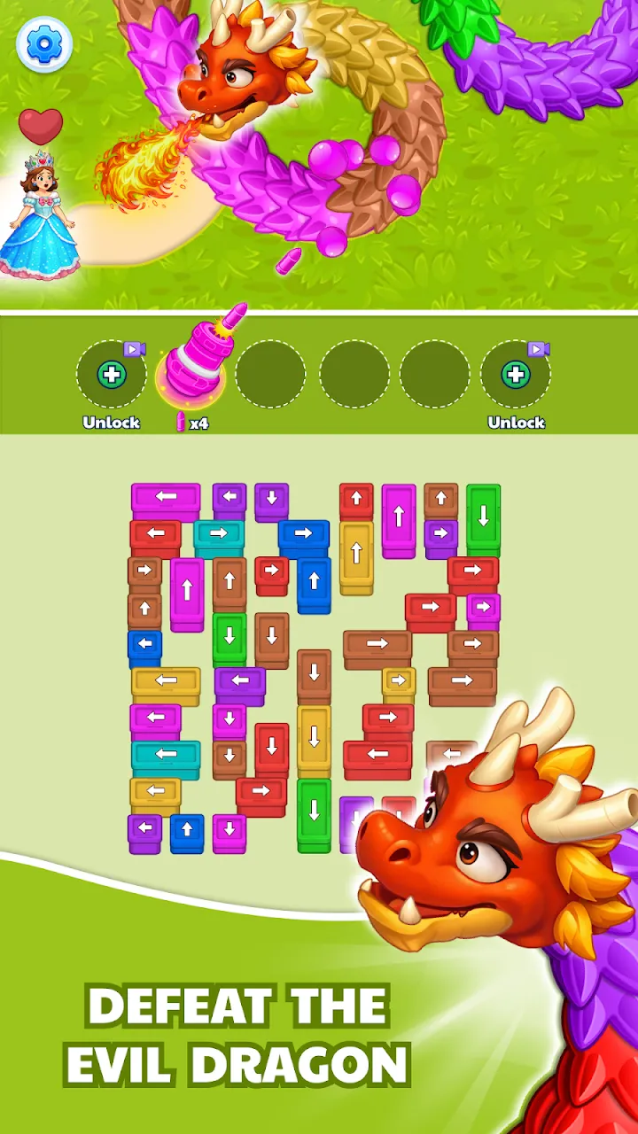 Dragon Escape Jam — ekran gry